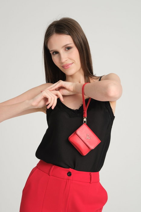 Zoozie Bags Cartera Mujer Mini Best Roja Piel PU
